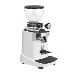 Ceado E37S 83mm espresso grinder in white, front view