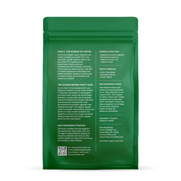 Bag of specialty roast coffee from Origin Unknown with notes of Chocolate