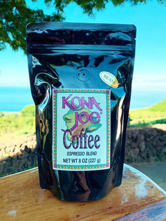 Kona Joe Espresso Blend coffee bag front