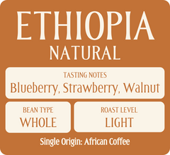 Goldberry Ethiopia Natural Coffee — Bag of specialty roast coffee from Origin Unknown with notes of Fruity — image 3