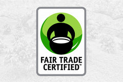 Fuzzy Monkey Peruvian Night Monkey Medium Coffee — Fair Trade Certified logo supplied in the Peruvian Night Monkey gallery