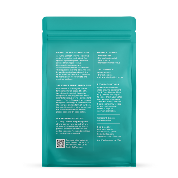 Bag of medium roast coffee from Origin Unknown with notes of Chocolate