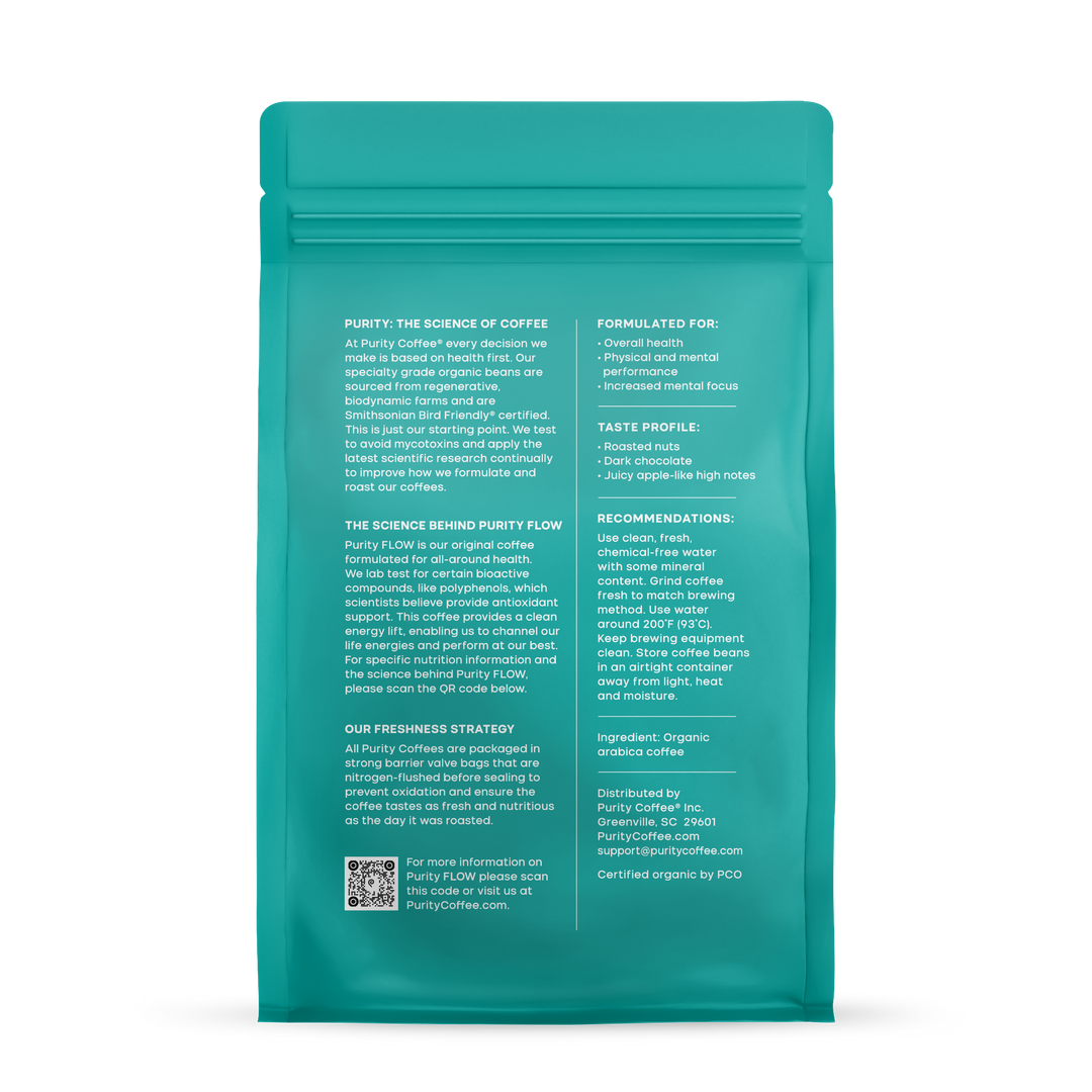 Bag of medium roast coffee from Origin Unknown with notes of Chocolate