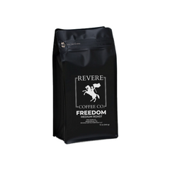 Revere Freedom medium roast coffee bag