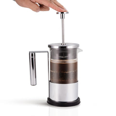 Yama glass French press detail