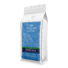 French Villa Vanilla Decaf Coffee — roasted coffee beans