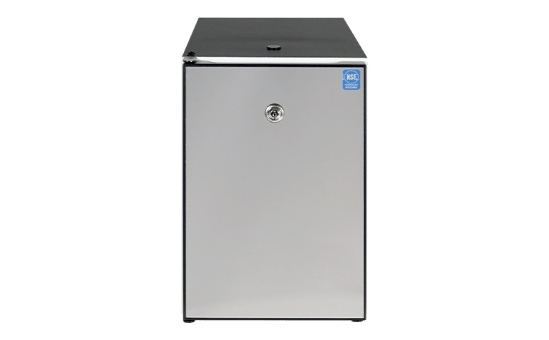Saeco one gallon milk fridge front view
