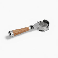 High-extraction Italian-style bottomed portafilter handle