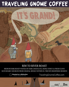 It's Grand canyon artwork on the Rim to River label