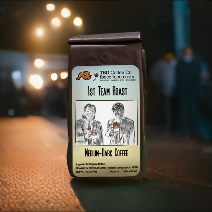 1st Team Roast | Single Origin Medium-Dark Coffee