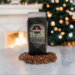 Pops Amaretti Cookie coffee product graphic
