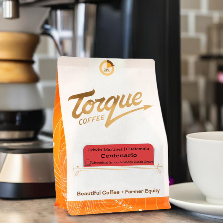 Bag of specialty roast coffee from Origin Unknown with notes of Rich Flavors
