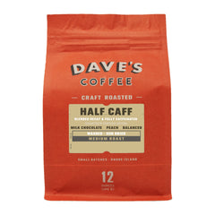 Dave’s Half Caff Coffee Blend package