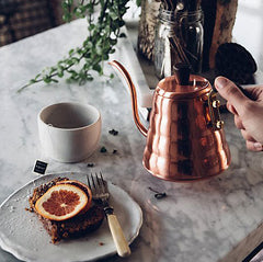 Hario Buono copper pour-over kettle