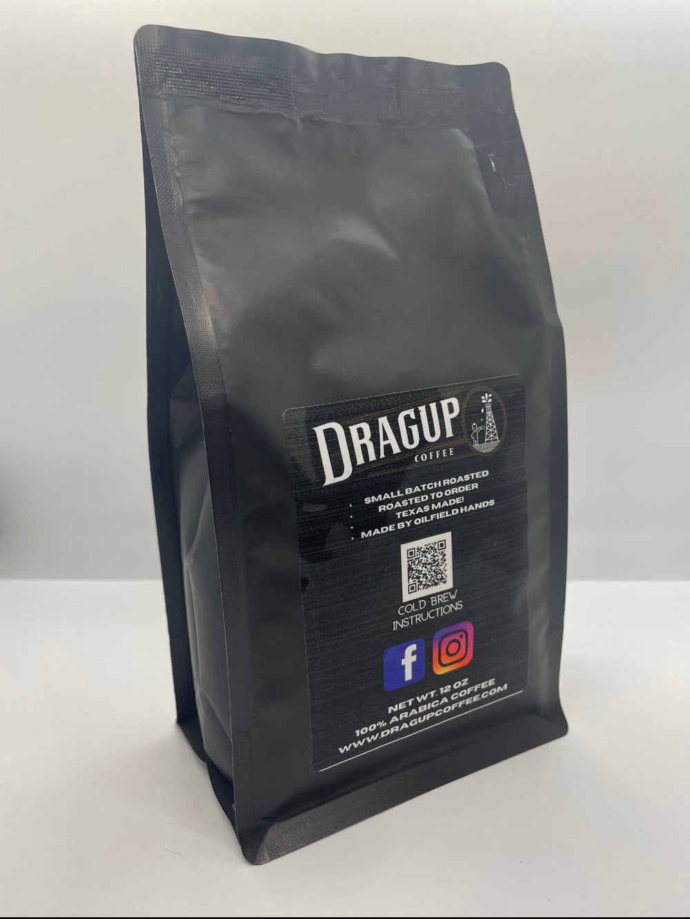 Bag of medium roast coffee from Blend with notes of Rich Flavors