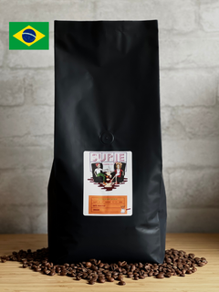 Surje bulk coffee bag with a Brazil flag