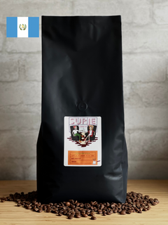 Surje bulk coffee bag with a Guatemala flag