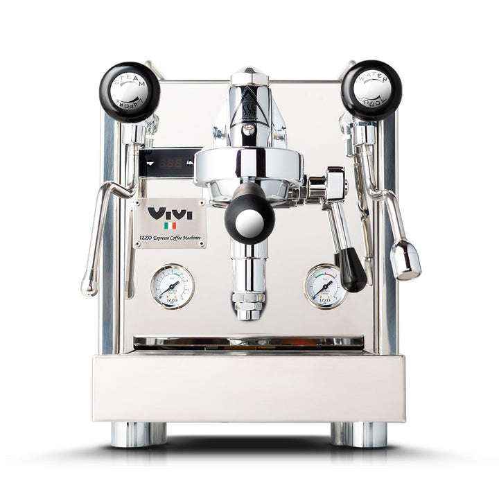 Izzo Vivi PID black E61 espresso machine front view