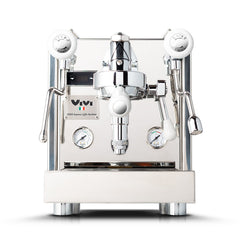 Izzo Vivi PID espresso machine with white side panels