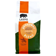 Lanna Broadway Thailand–Costa Rica Coffee Blend — two-pound coffee package