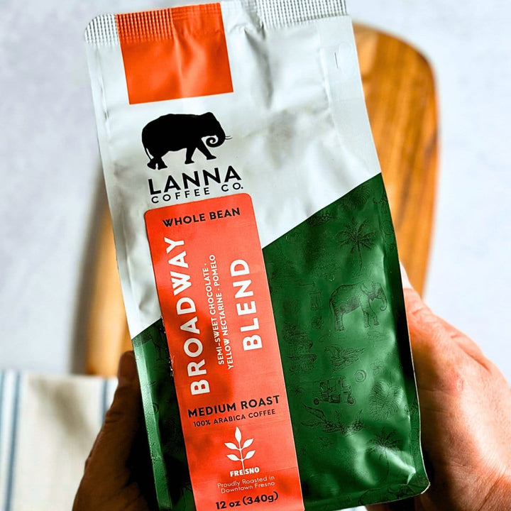 Bag of specialty roast coffee from Costa Rica with notes of Chocolate, Fruity