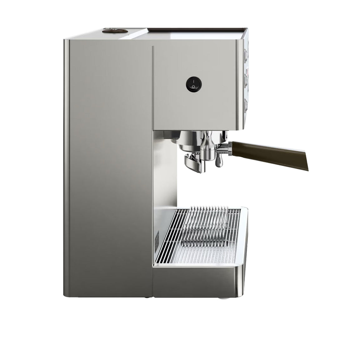Lelit Elizabeth V3 compact stainless steel side profile