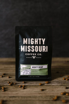 Mighty Missouri Sugarcane-Process Decaf — Mighty Decaf coffee bag — image 1