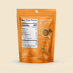 Four Sigmatic Focus Mocha Instant Coffee Latte Rear view of Focus Organic Coffee Latte - Mocha — image 6