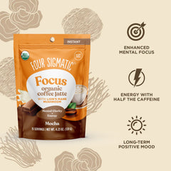 Four Sigmatic Focus Mocha Instant Coffee Latte Focus Organic Coffee Latte - Mocha — image 2