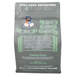 Dragon Roast Monk Colombia Decaf — Bag of specialty roast coffee from Origin Unknown with notes of Rich Flavors — image 3
