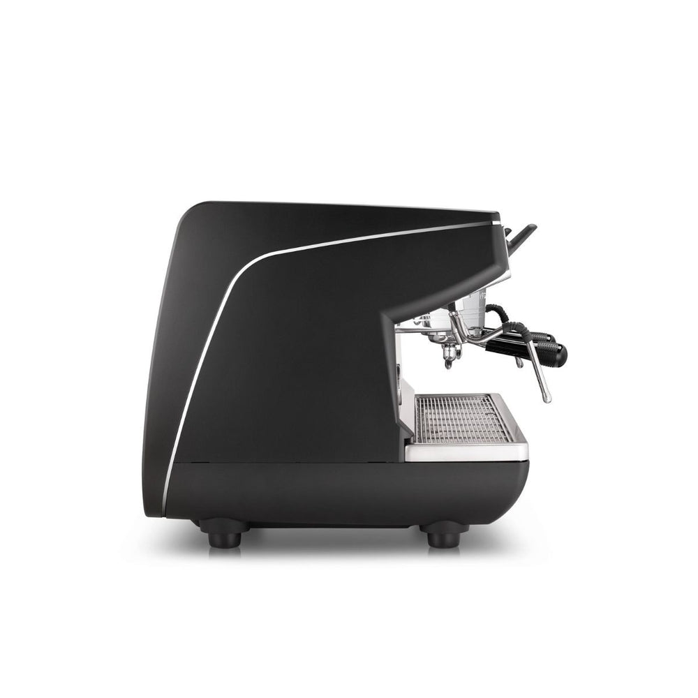 Angled view of the Nuova Simonelli Appia Life 1 Group volumetric espresso machine