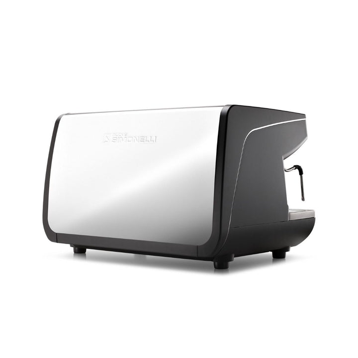Angled view of the Nuova Simonelli Appia Life 2 Group semi-automatic espresso machine