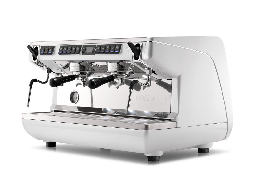 Nuova Simonelli Appia Life 2 Group with shot timer in white