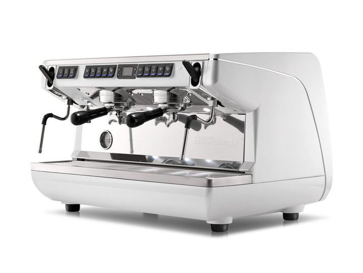 Nuova Simonelli Appia Life 2 Group with shot timer in white