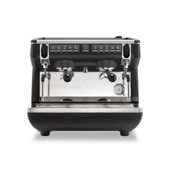 Nuova Simonelli Appia Life Compact 2 Group volumetric espresso machine in black
