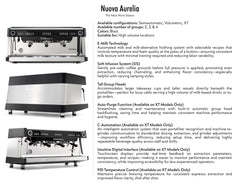 Nuova Simonelli Nuova Aurelia feature and technology overview