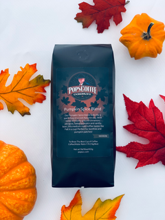 Pops Pumpkin Spice coffee package graphic