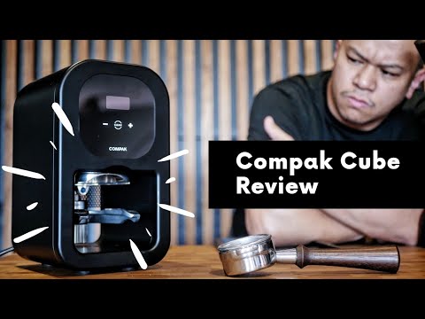 Compak Cube review by The Naked Barista, 2021; review unit supplied on loan