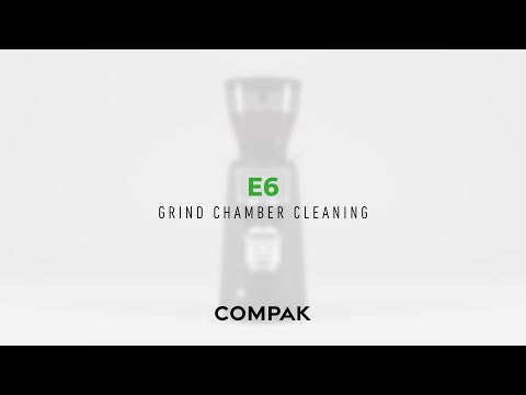 Compak E6 OD LLS official grinding-chamber cleaning guide