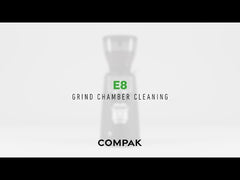 Compak E8 OD LLS official grinding-chamber cleaning guide