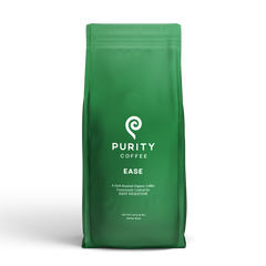 Purity EASE Organic Dark Roast Whole Bean Coffee — front of 5 lb coffee bag