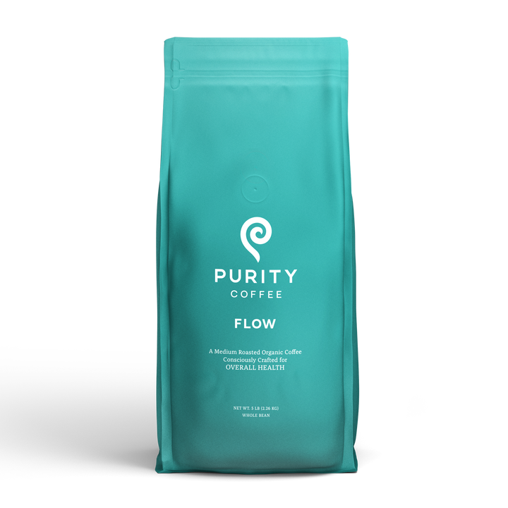 Bag of medium roast coffee from Origin Unknown with notes of Chocolate