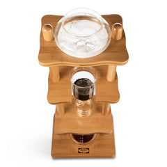 Yama bamboo cold brew tower detail