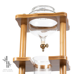 Yama bamboo cold brew tower detail