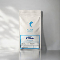 Blue Hummingbird Kenya AB Ngomano Coffee — front coffee package