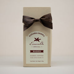 GABEE Panama Geisha washed coffee bag with ribbon