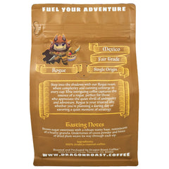 Dragon Roast Rogue Mexico Medium Roast — Bag of specialty roast coffee from Origin Unknown with notes of Rich Flavors — image 3