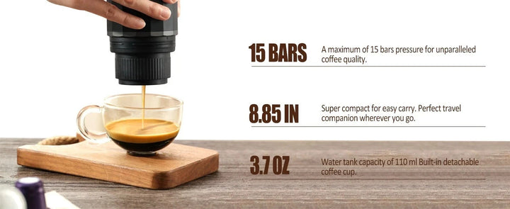 Portable Electric Espresso Maker - OVERSTOCK