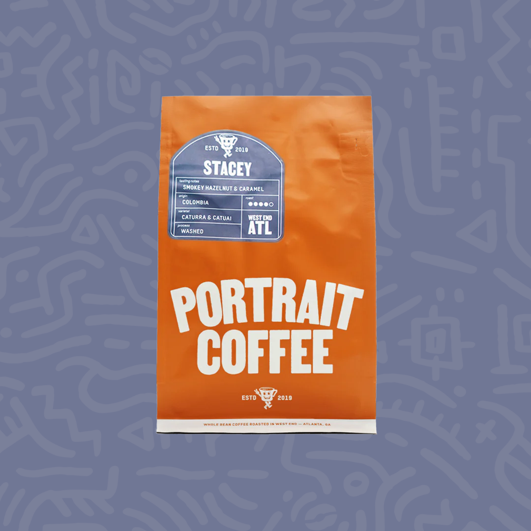Bag of dark roast coffee from Colombia, Nariño with notes of Rich Flavors