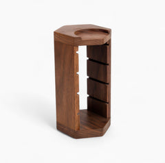Coffee accessory storage organizer detail